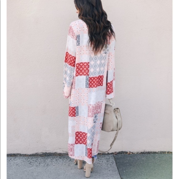 VICI • patchwork duster kimono size small - Picture 2 of 9